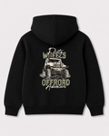 Black hoodie back 3265