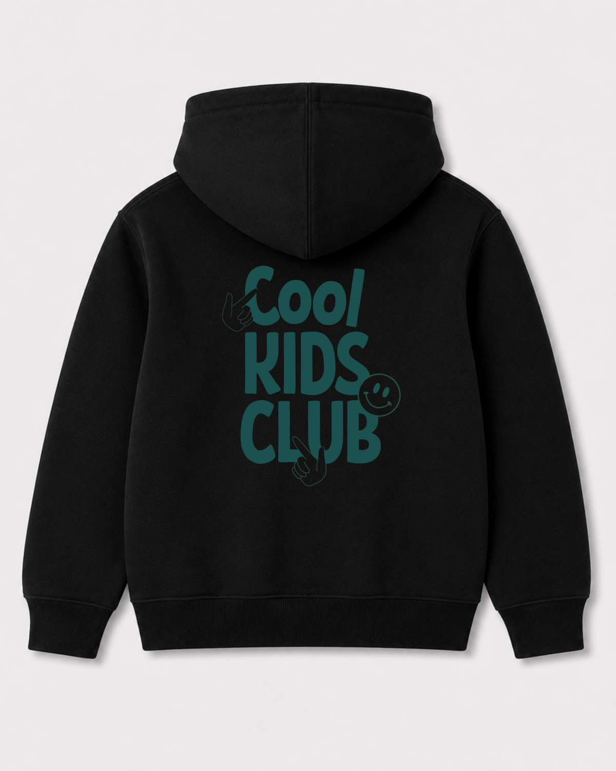 Black hoodie back 3267