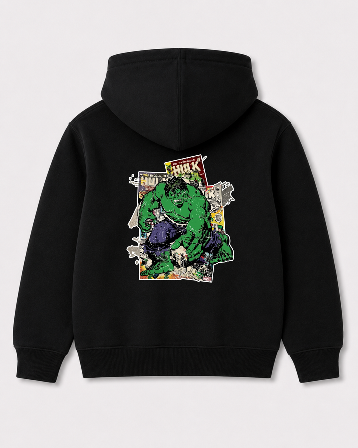 Black hoodie back 3276