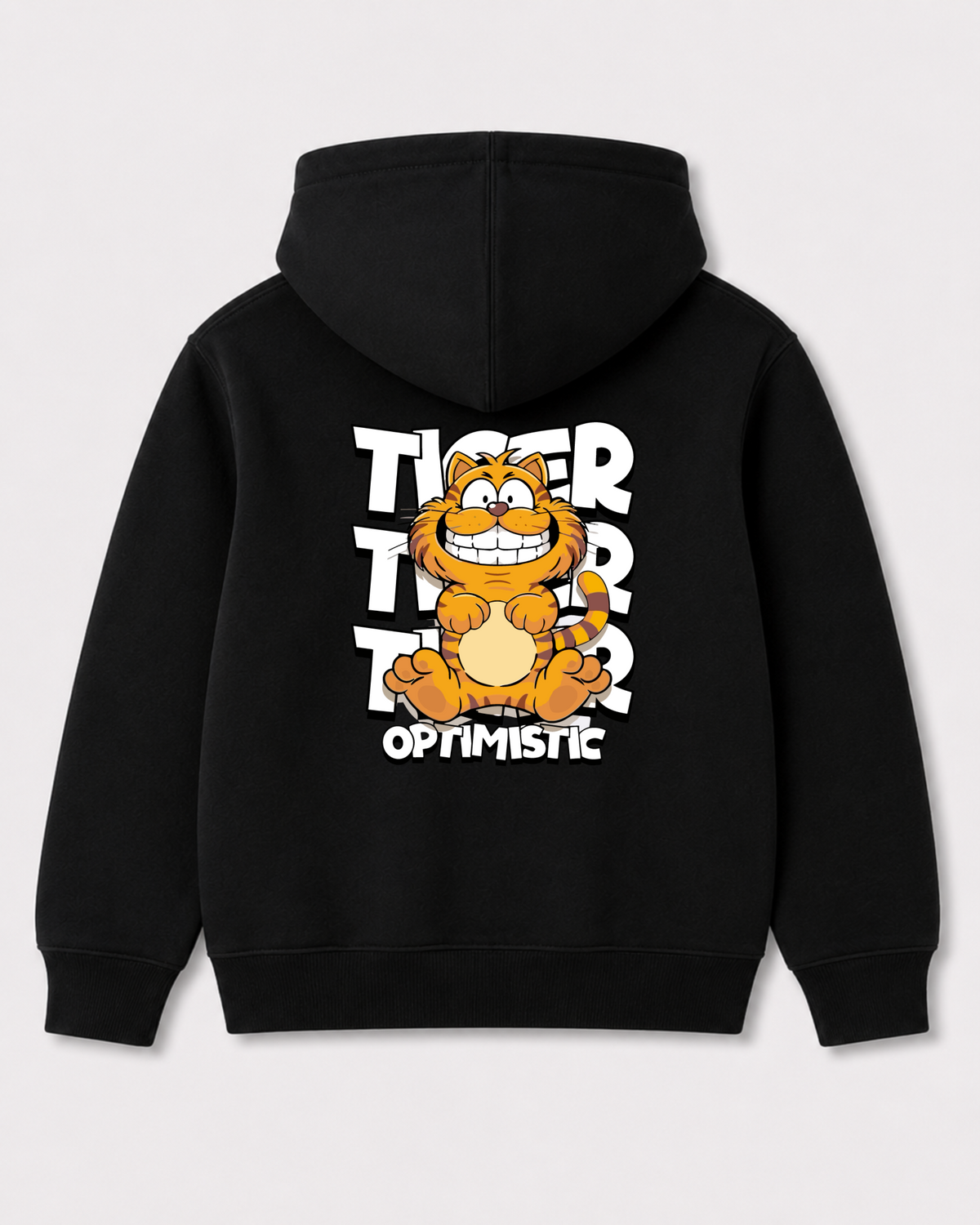 Black hoodie back 3283