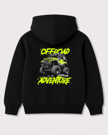 Black hoodie back 3291