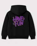 Black hoodie back 3292