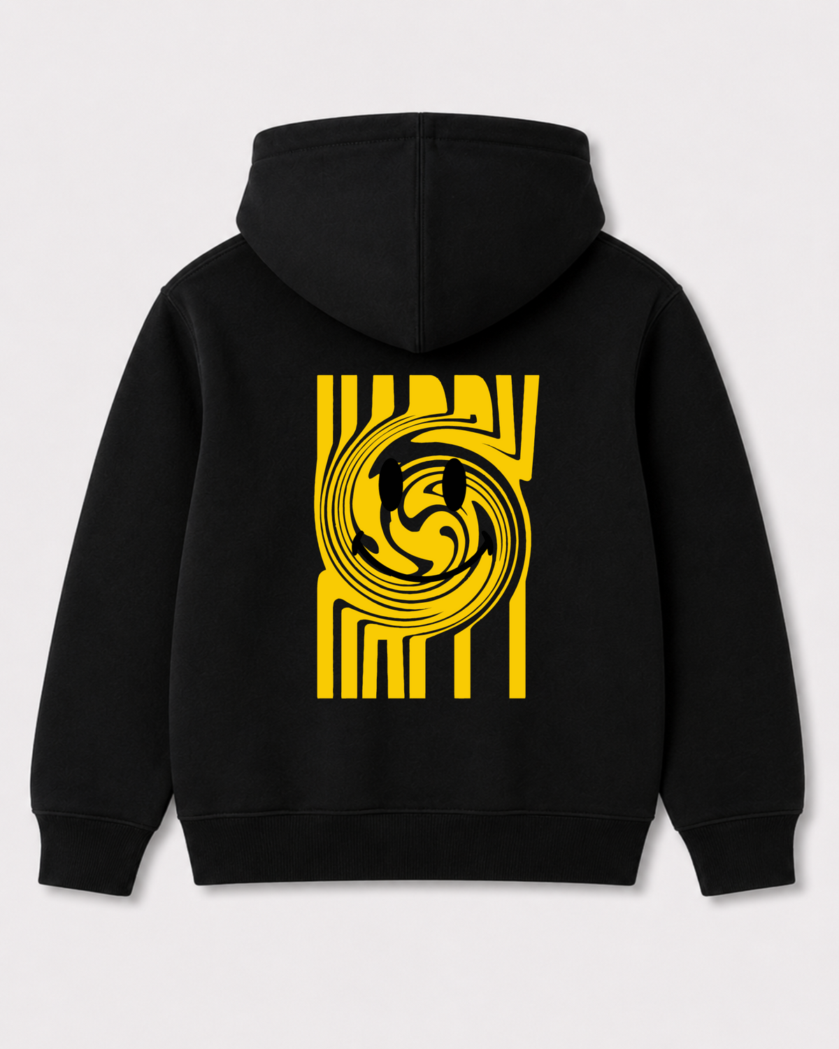 Black hoodie back 3293