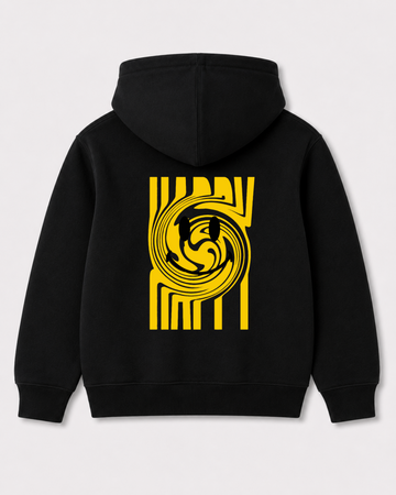Black hoodie back 3293