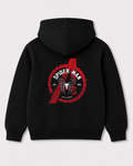 Black hoodie back 3295