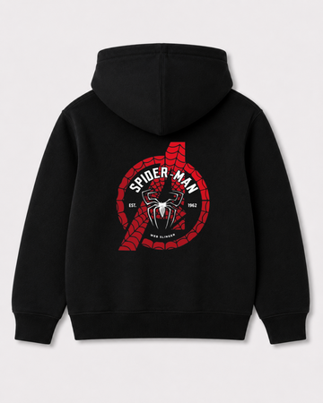 Black hoodie back 3295