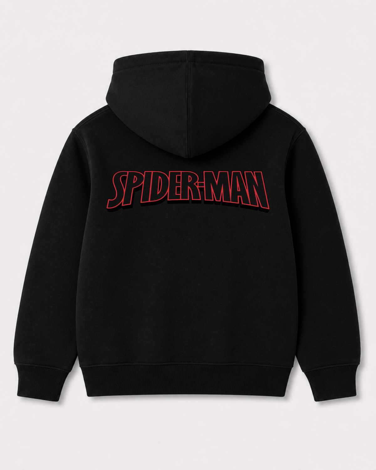 Black hoodie back 3301
