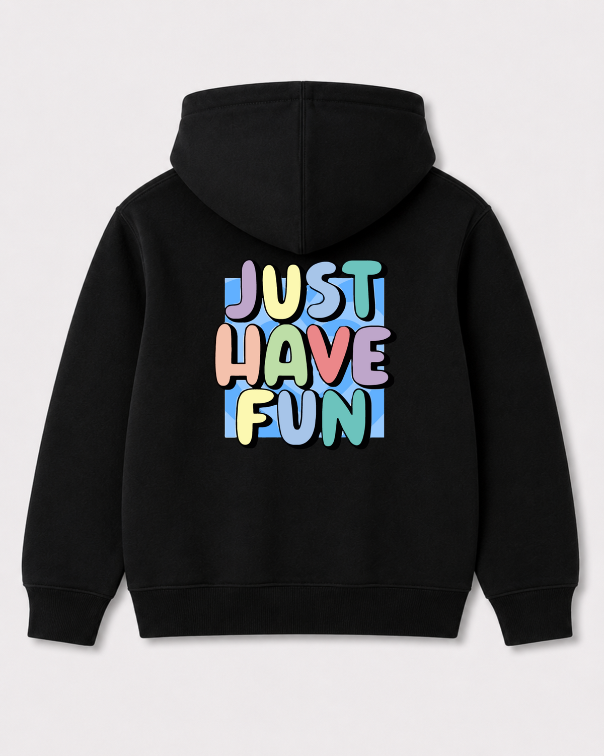 Black hoodie back 3303