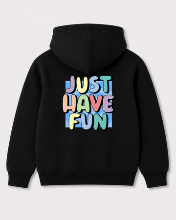 Black hoodie back 3303