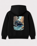 Black hoodie back 3308