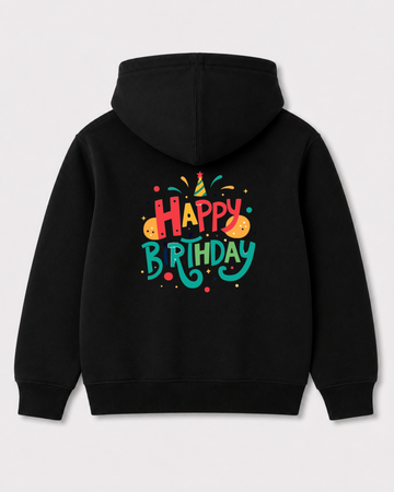 Black hoodie back 3311