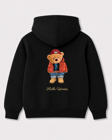 Black hoodie back 3313