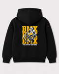 Black hoodie back 3318