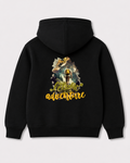 Black hoodie back 3327
