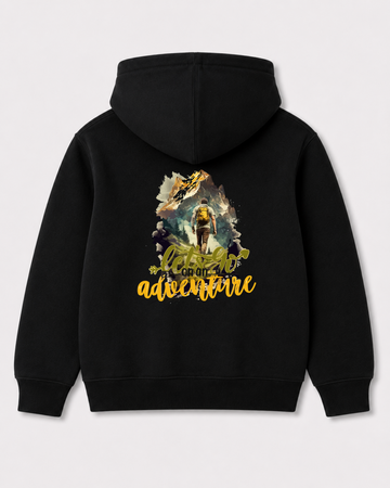 Black hoodie back 3327