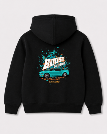 Black hoodie back 3331