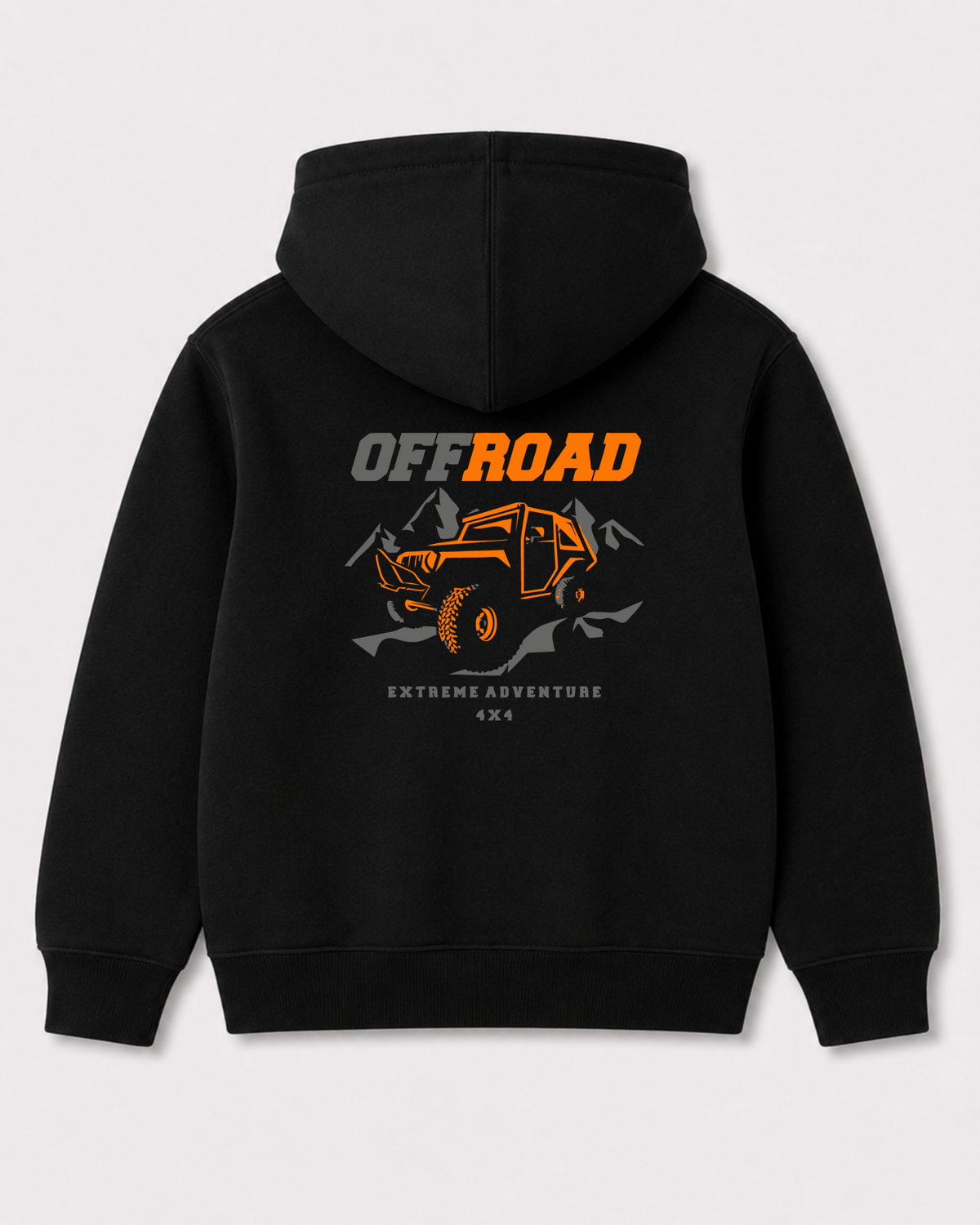 Black hoodie back 3353