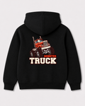 Black hoodie back 3363