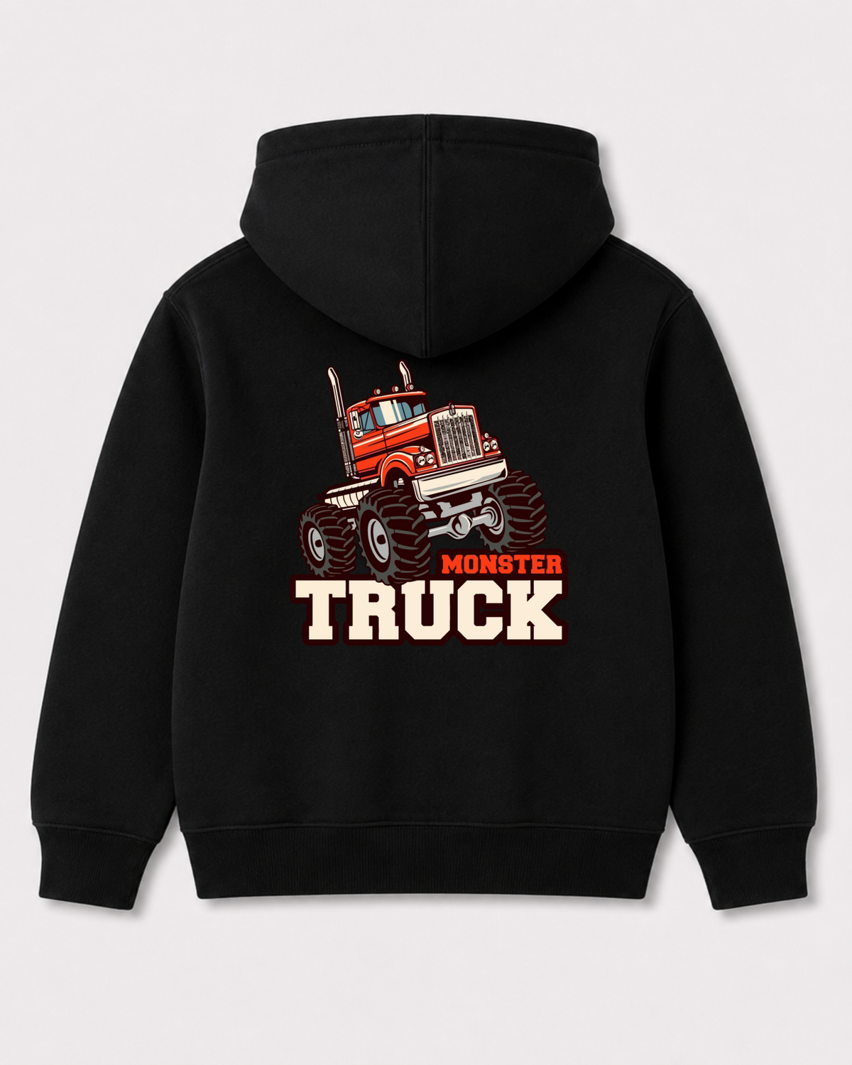 Black hoodie back 3363