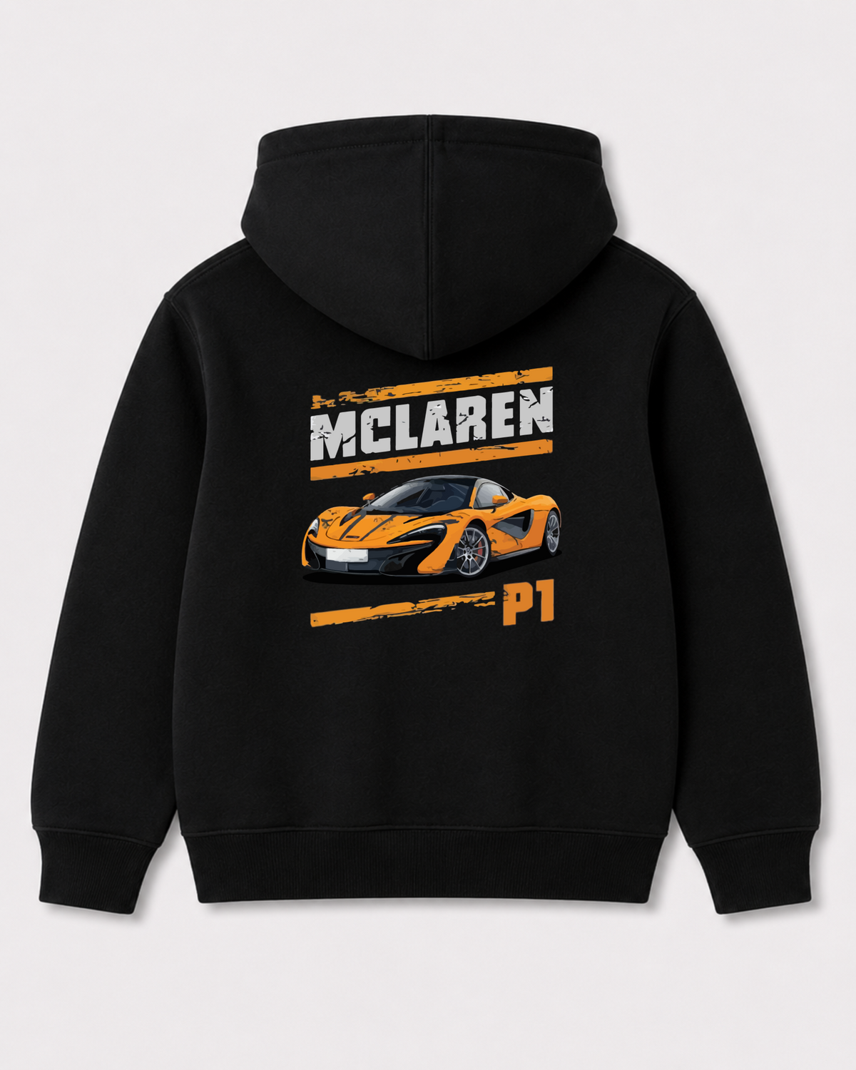 Black hoodie back 3380