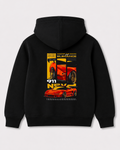 Black hoodie back 3389