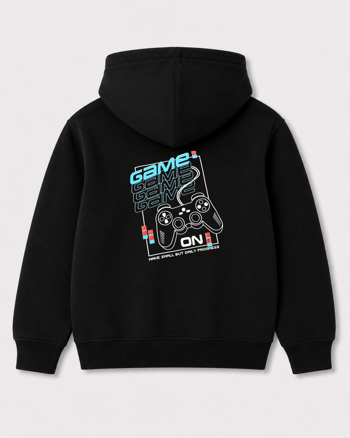 Black hoodie back 3407