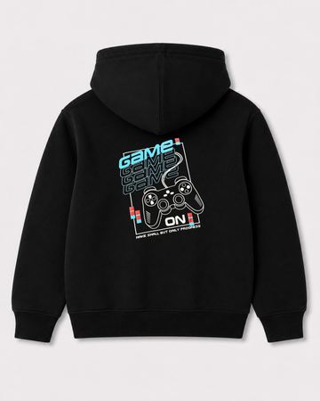 Black hoodie back 3407