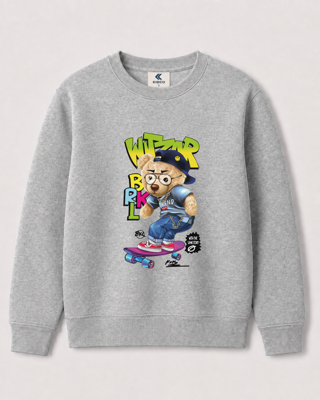 Light Grey Sweatshirt back 3046