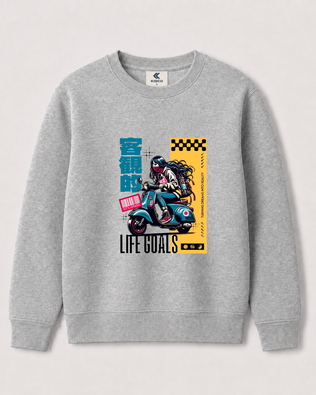 Light Grey Sweatshirt back 3081