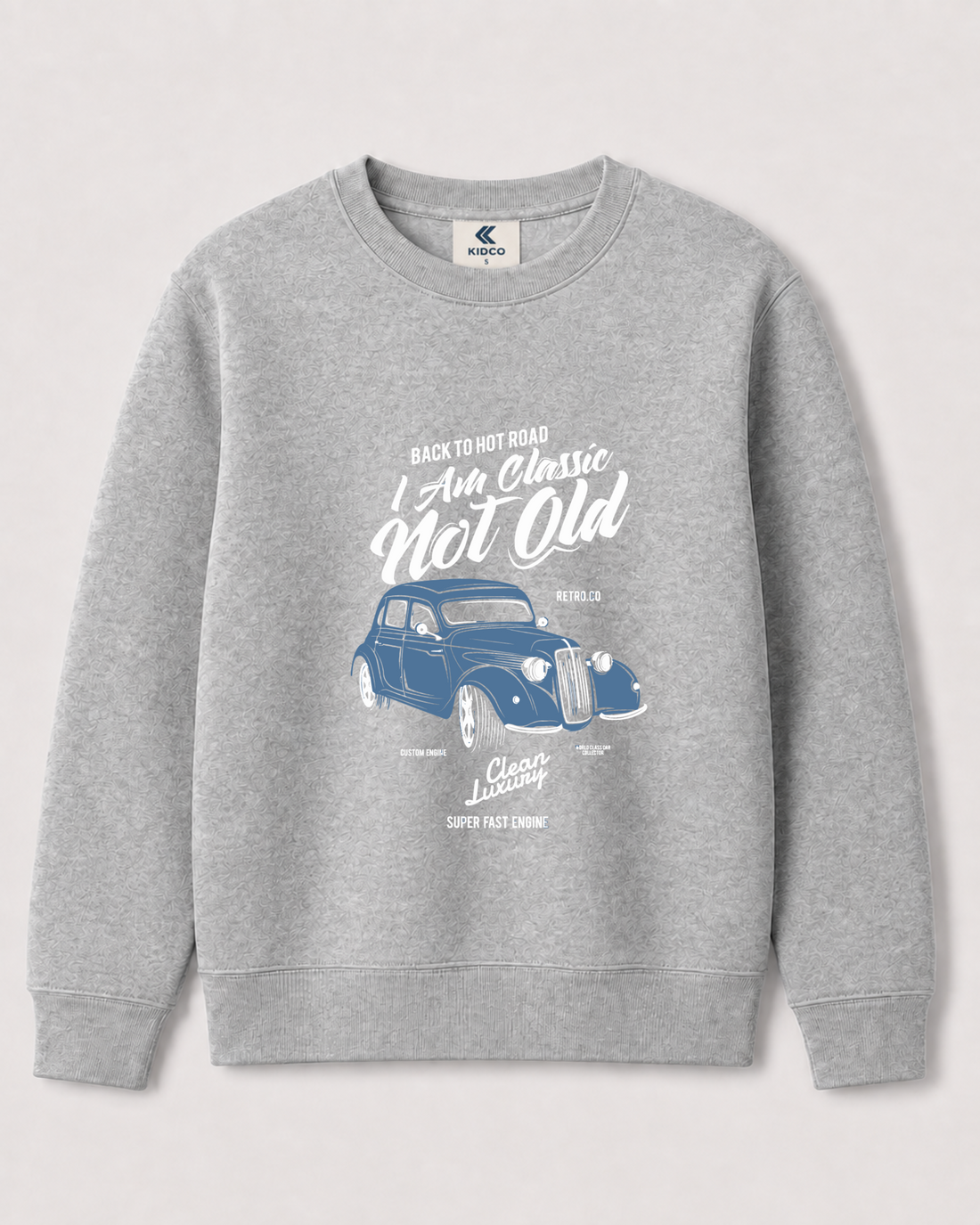 Light Grey Sweatshirt back 3298