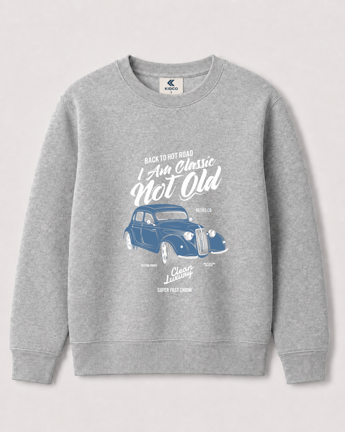 Light Grey Sweatshirt back 3298