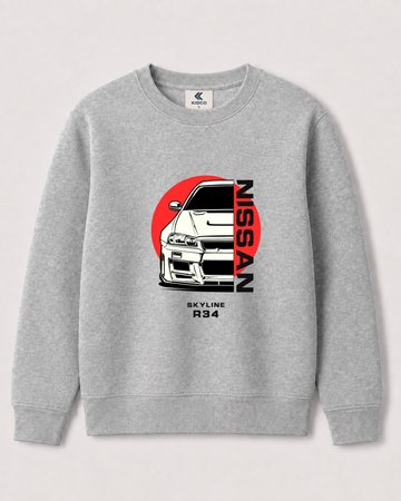 Light Grey Sweatshirt back 3314