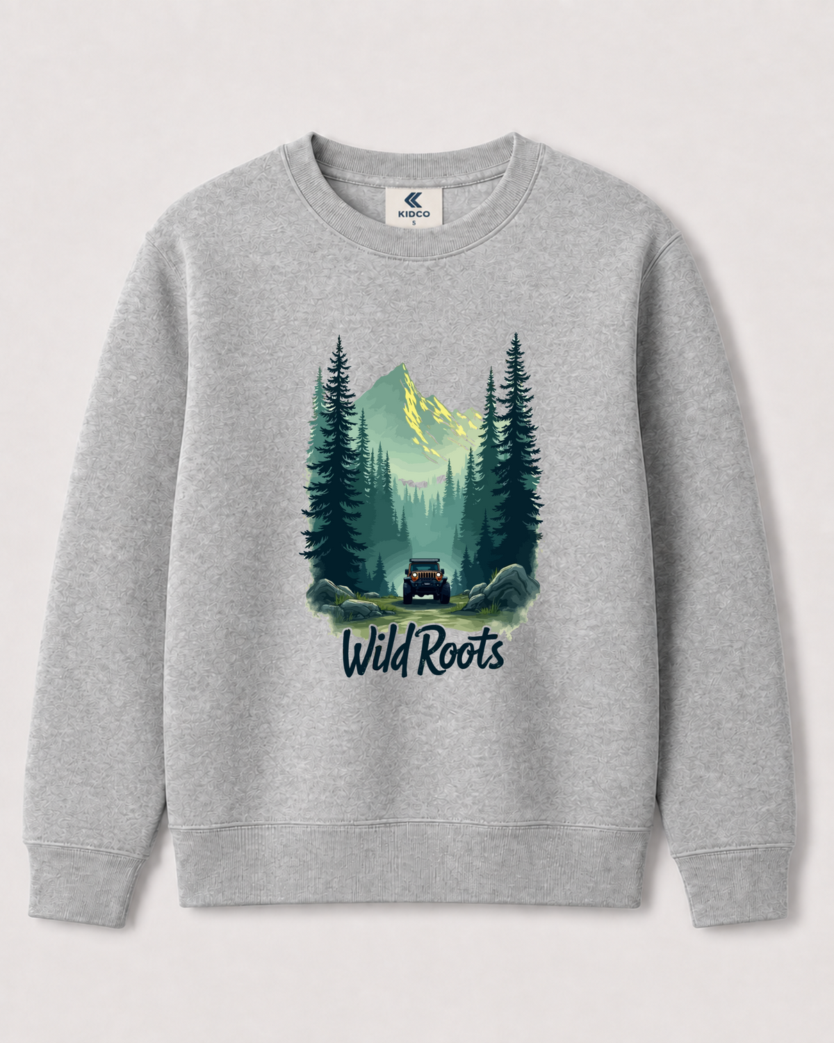 Light Grey Sweatshirt back 3335