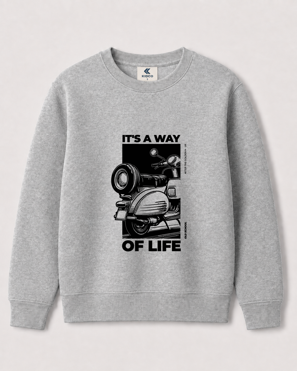 Light Grey Sweatshirt back 3374