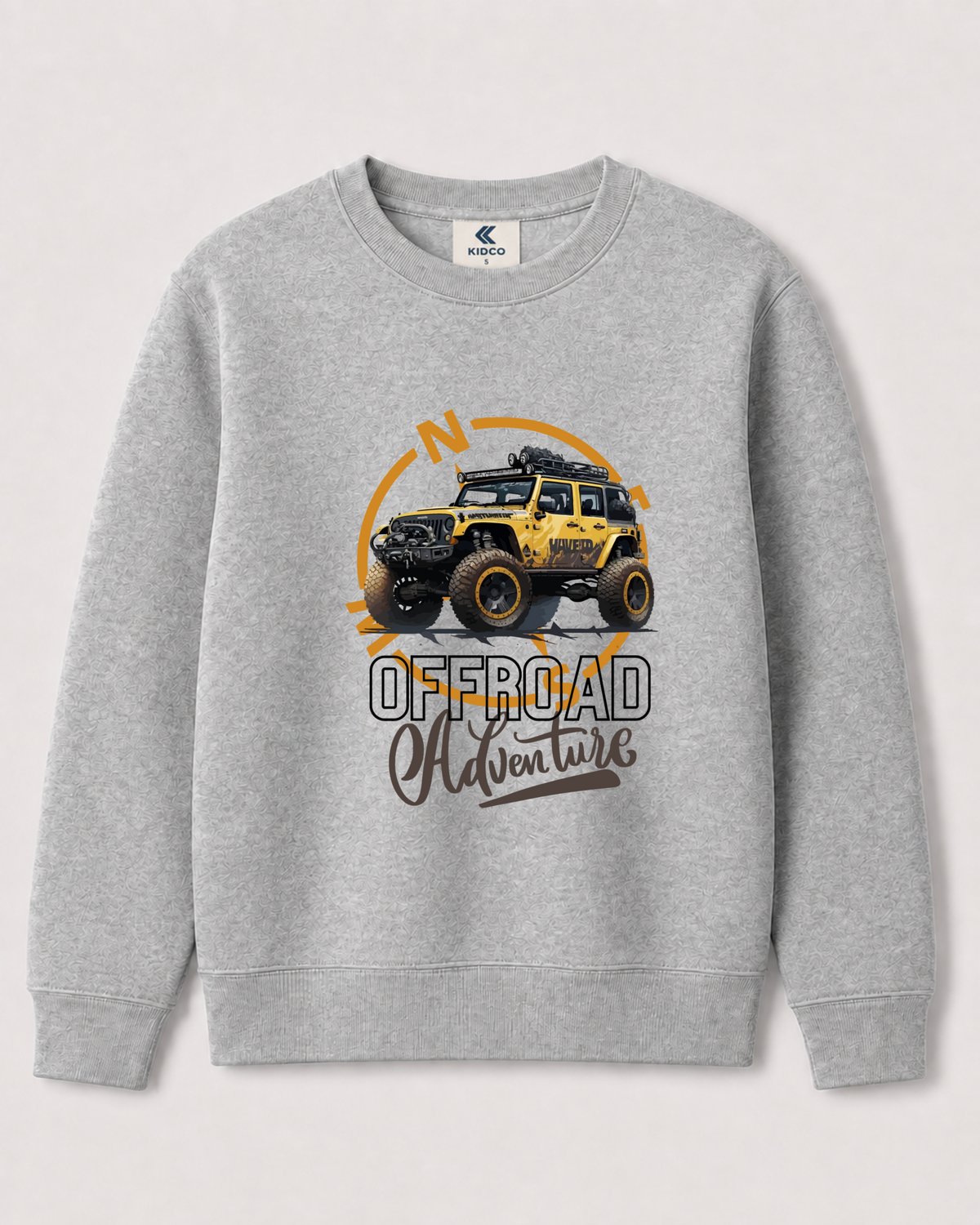 Light Grey Sweatshirt back 3402
