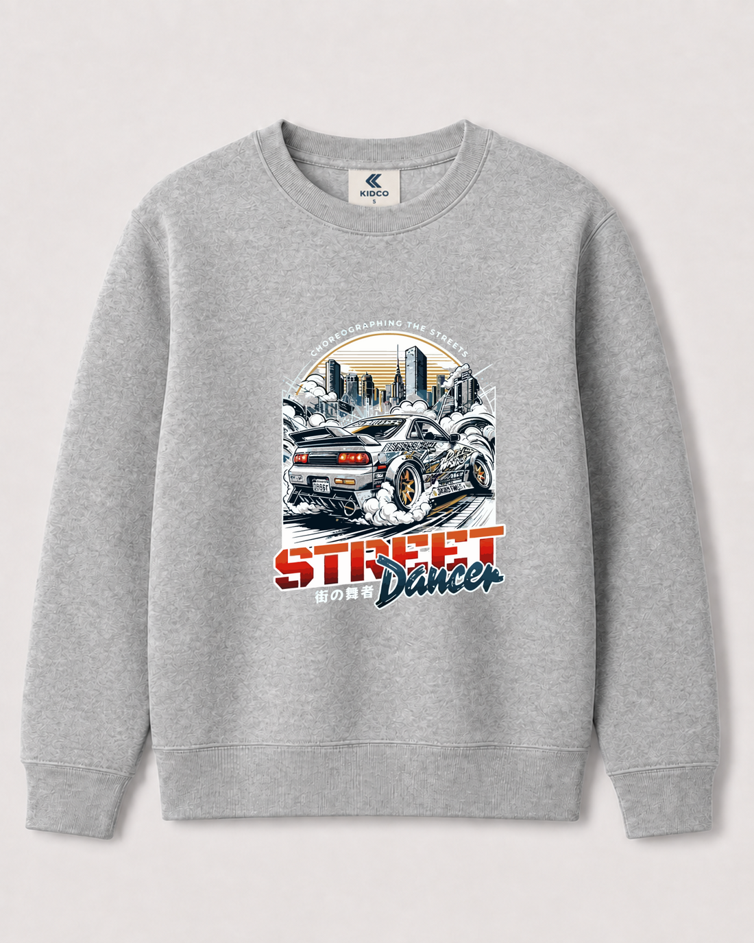 Light Grey Sweatshirt back 3411