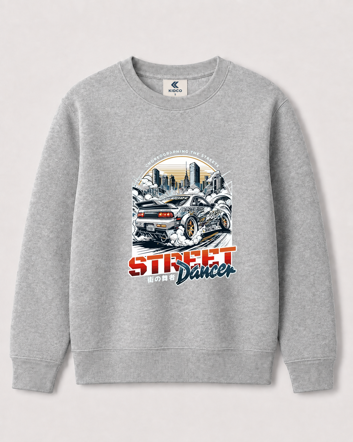 Light Grey Sweatshirt back 3411
