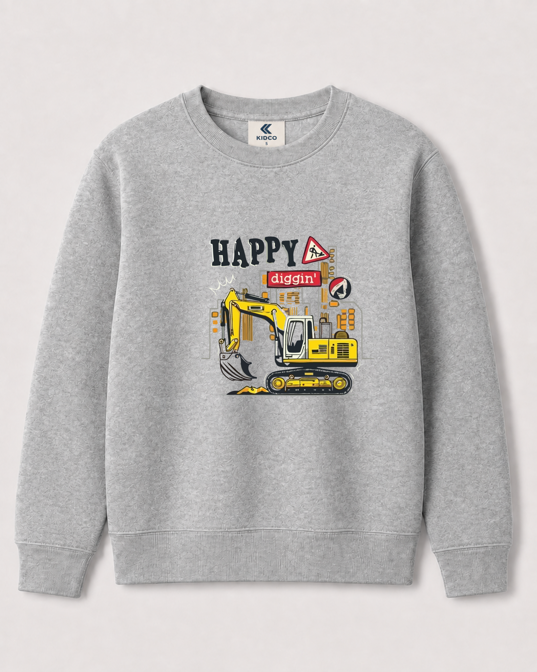 Light Grey Sweatshirt back 3422