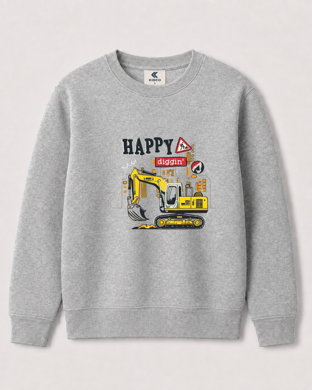 Light Grey Sweatshirt back 3422