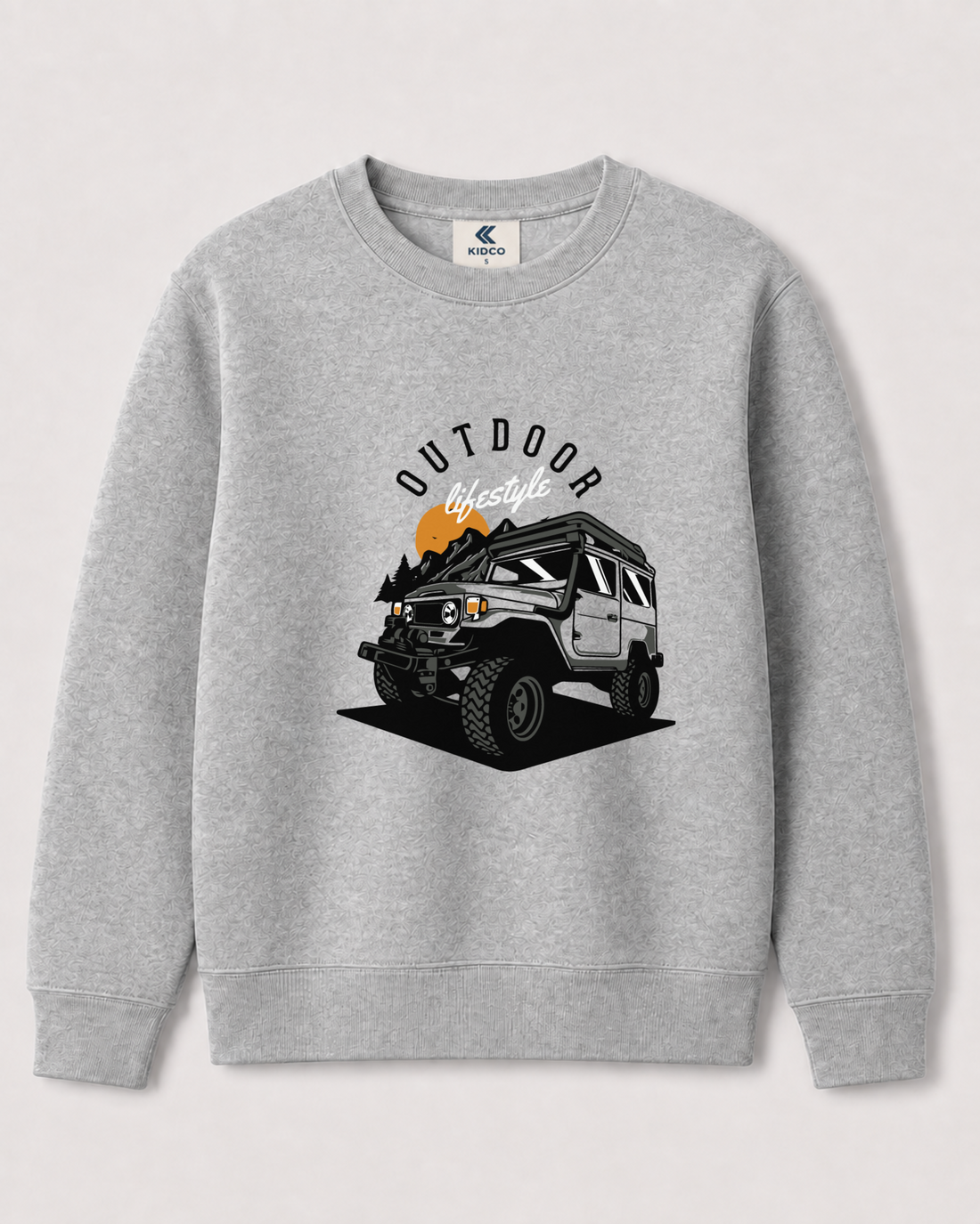 Light Grey Sweatshirt back 3434