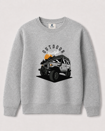 Light Grey Sweatshirt back 3434