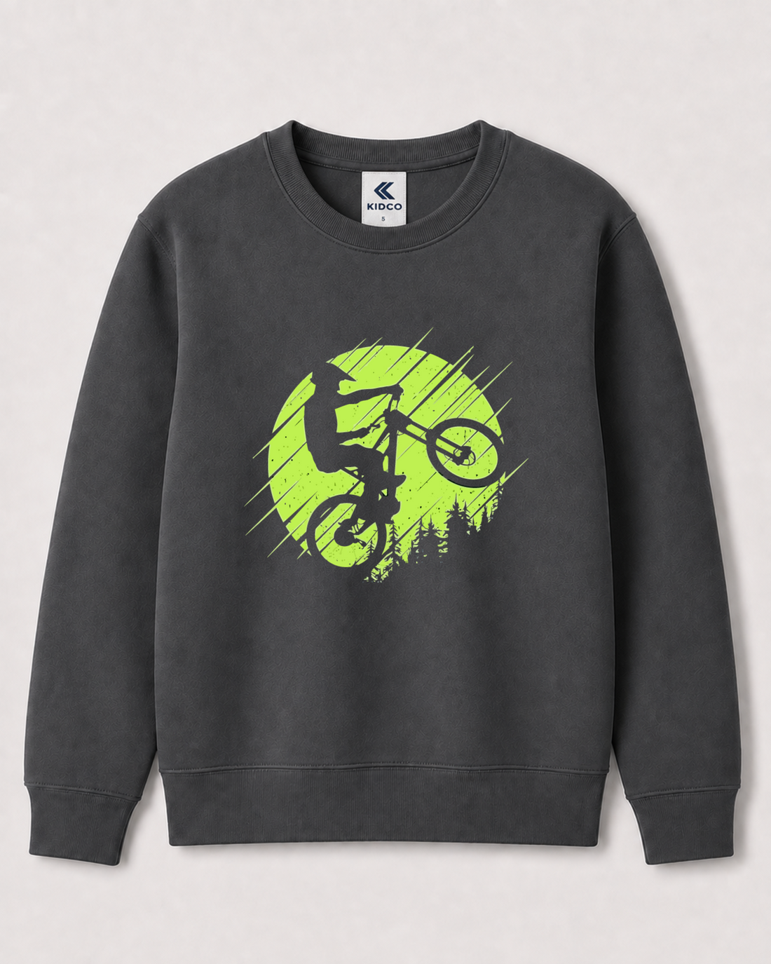 Dark Grey Sweatshirt back 3214
