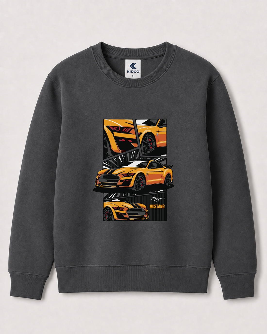 Dark Grey Sweatshirt back 3257