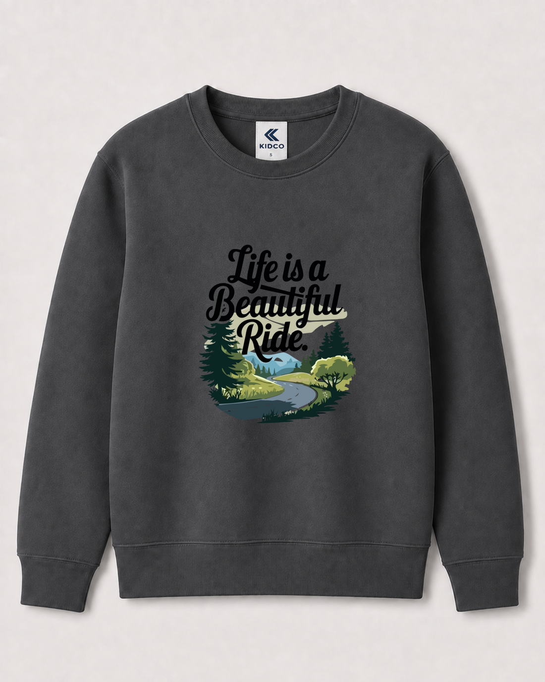 Dark Grey Sweatshirt back 3307