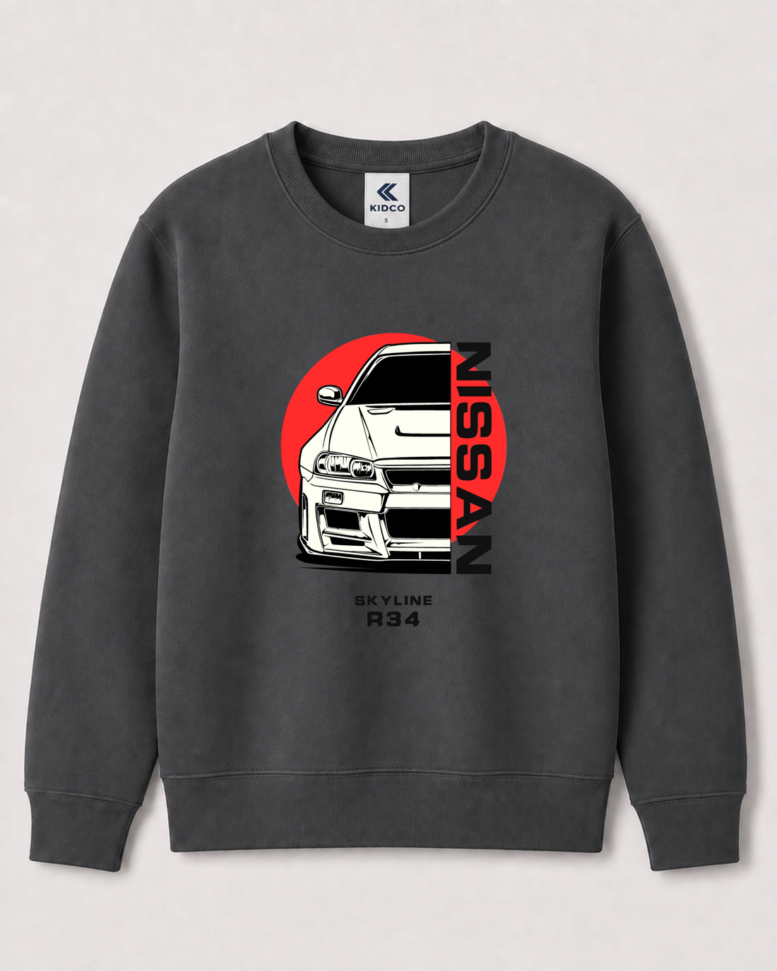 Dark Grey Sweatshirt back 3314