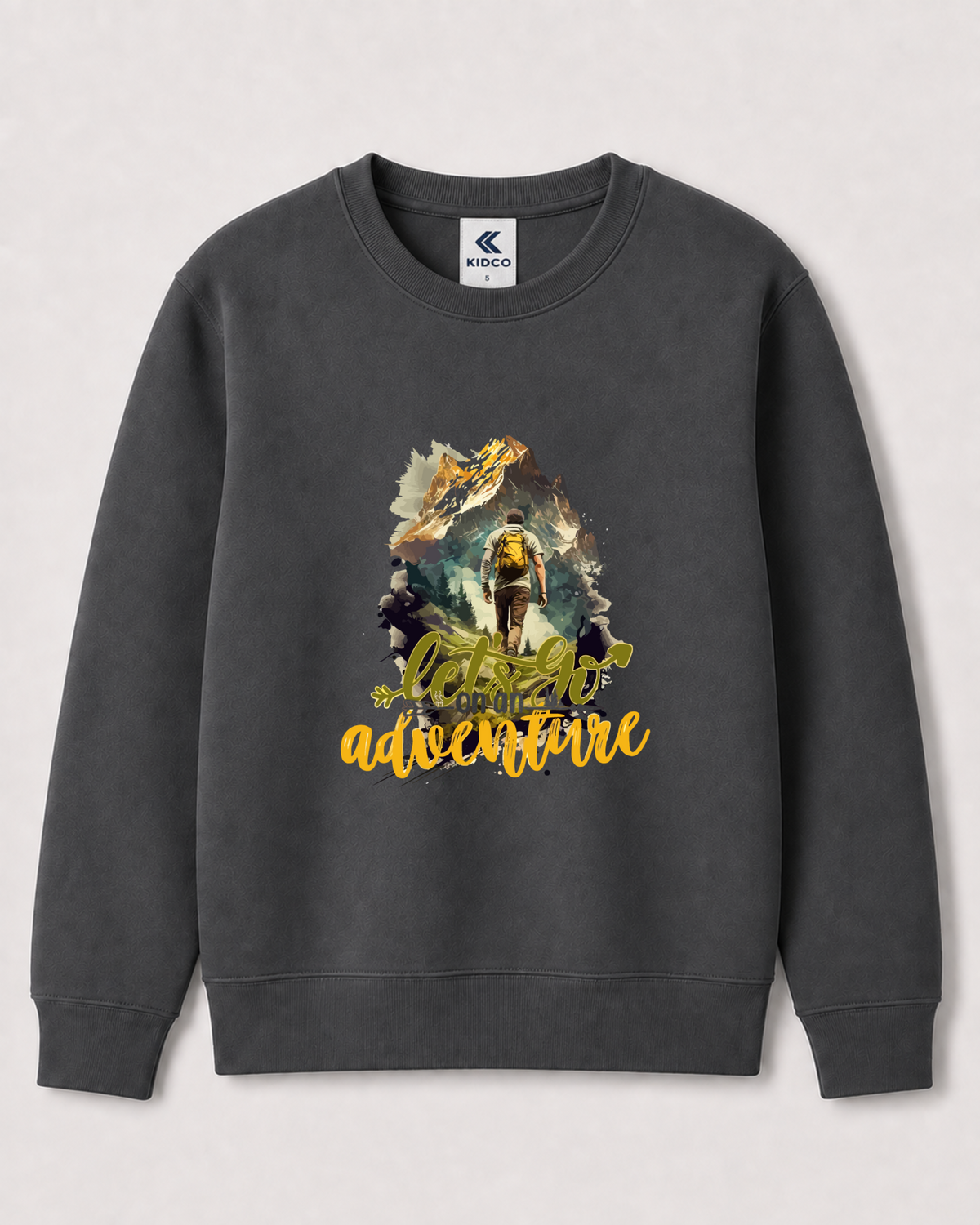 Dark Grey Sweatshirt back 3327