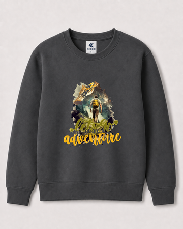 Dark Grey Sweatshirt back 3327