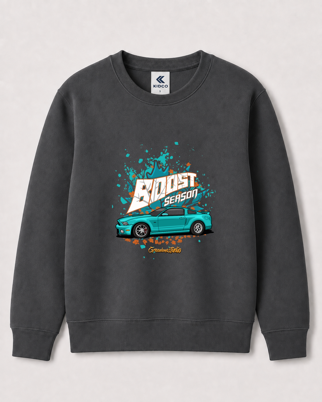Dark Grey Sweatshirt back 3331