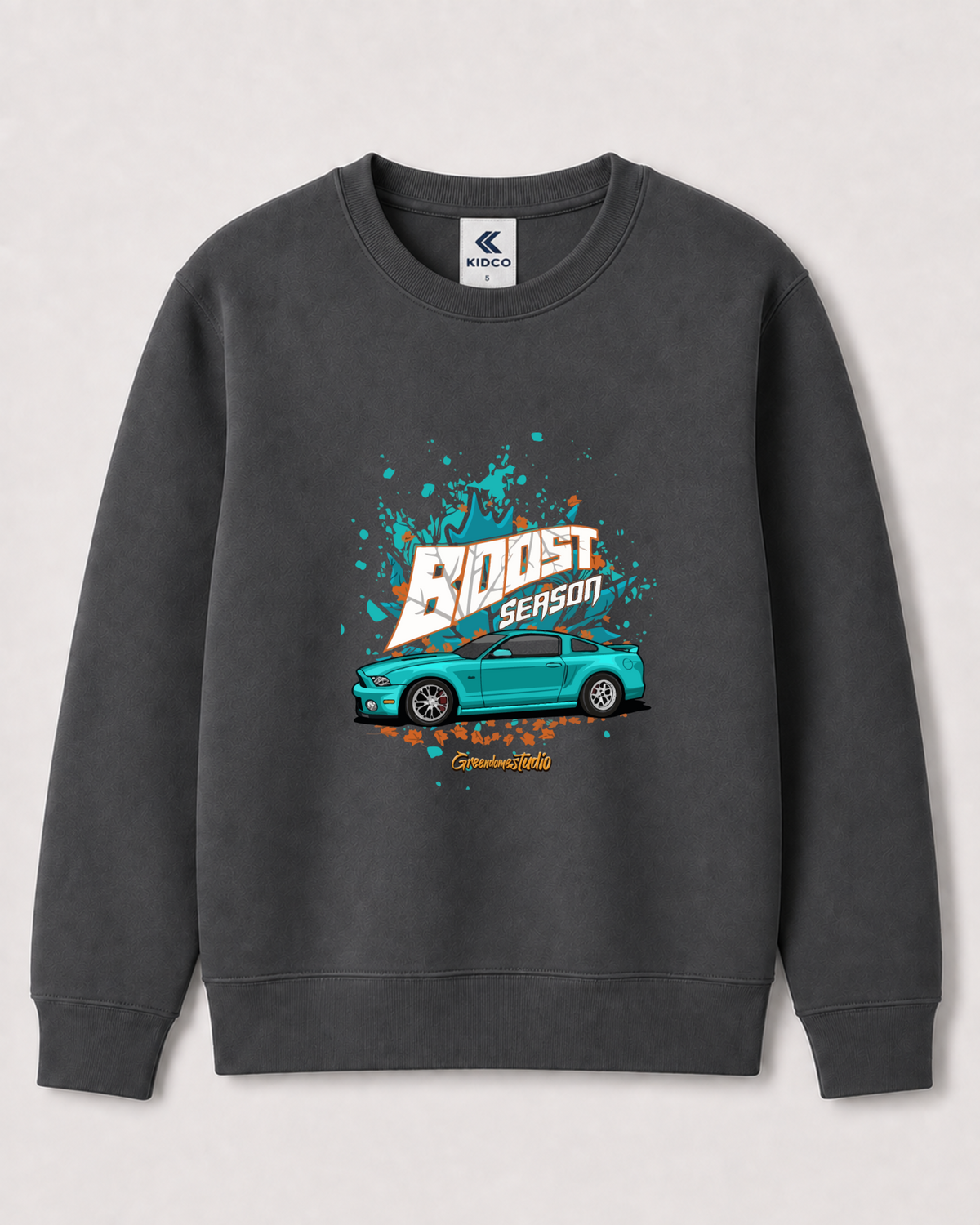 Dark Grey Sweatshirt back 3331