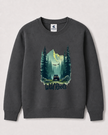 Dark Grey Sweatshirt back 3335